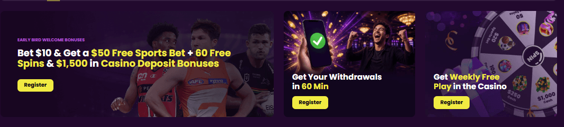 Betzillo top online casino in Australia banner